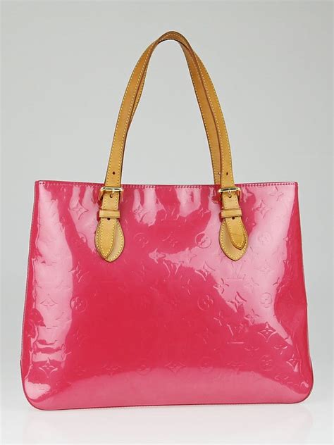 louis vuitton framboise monogram vernis brentwood tote|LOUIS VUITTON Vernis Brentwood Framboise .